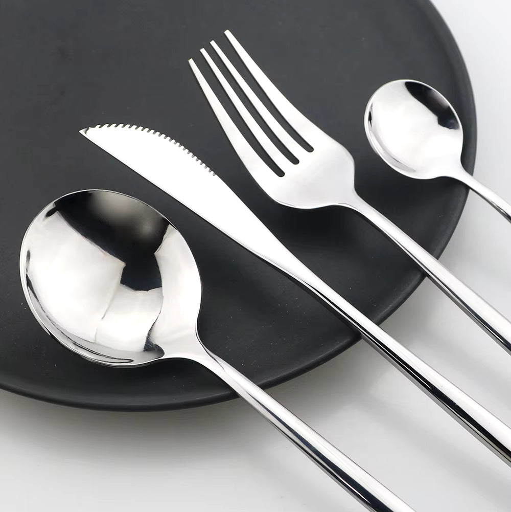 24Pcs Set Stainless Steel