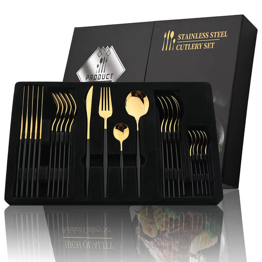 24Pcs Set Stainless Steel